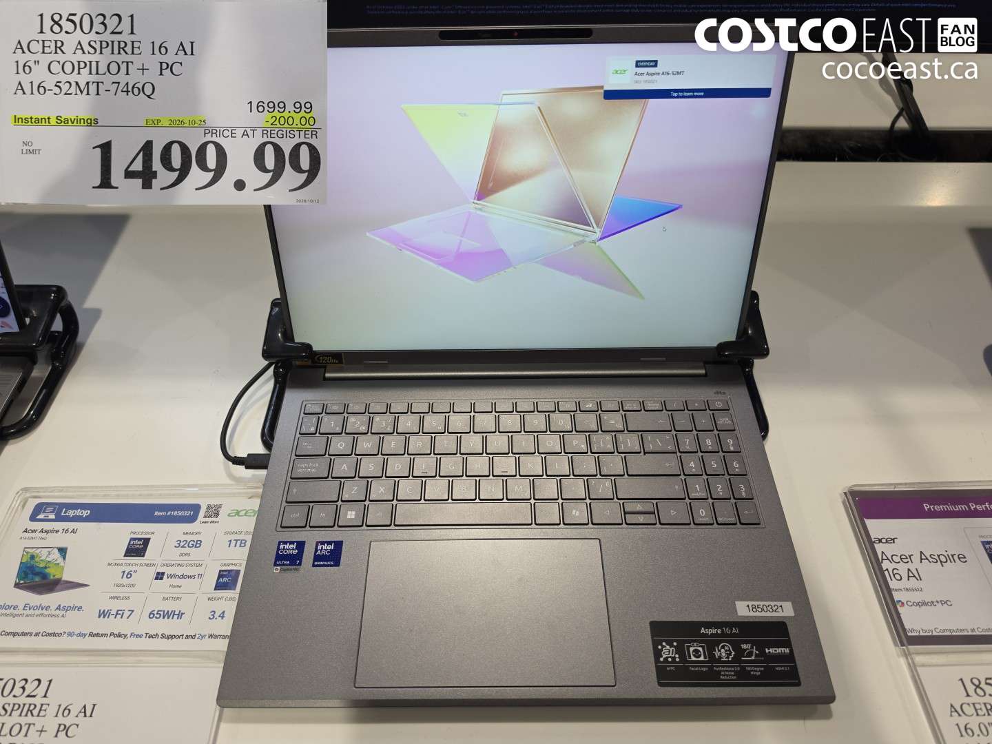 1850321 ACER ASPIRE 16 AI 16