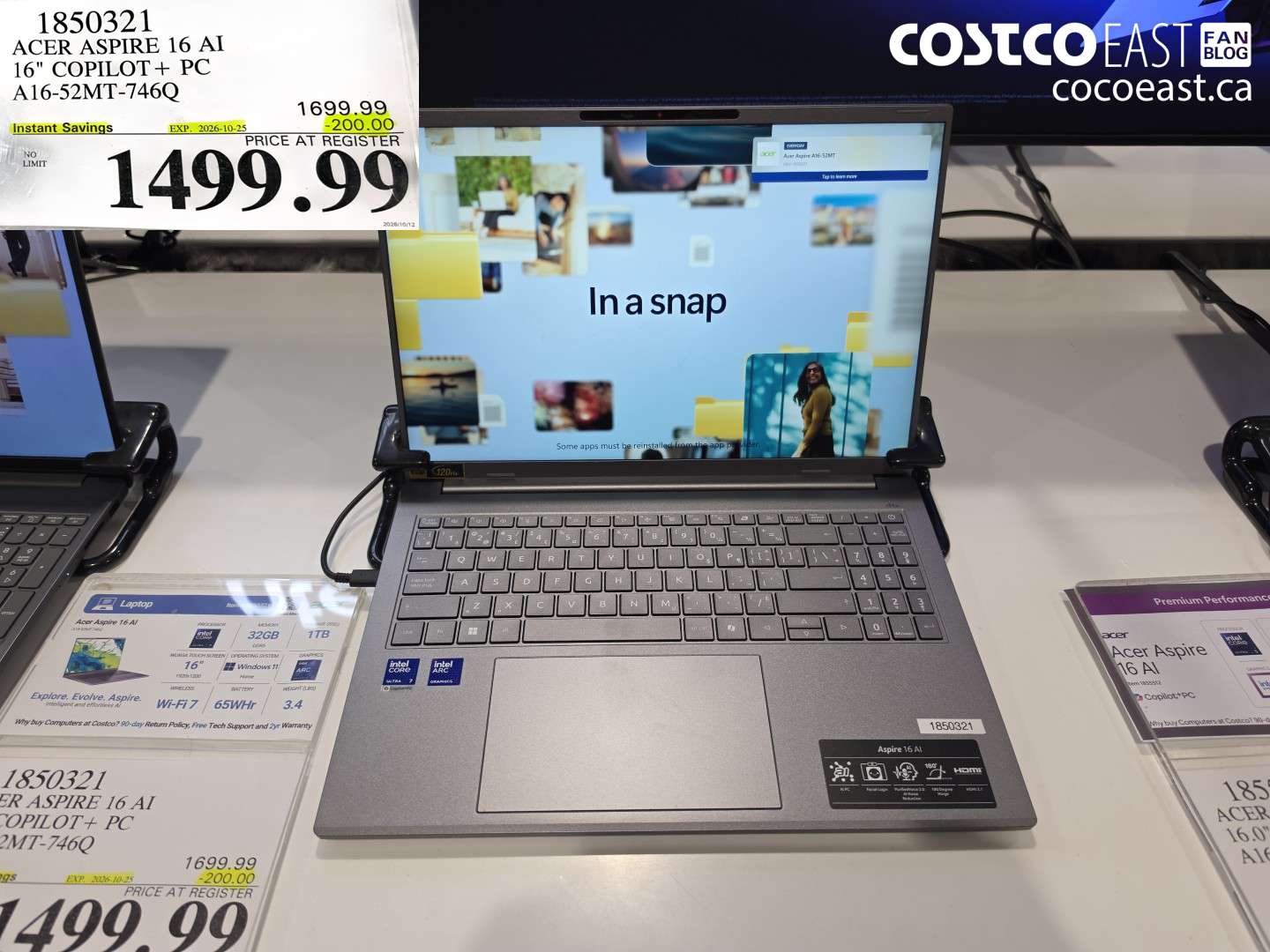 1850321 ACER ASPIRE 16 AI 16