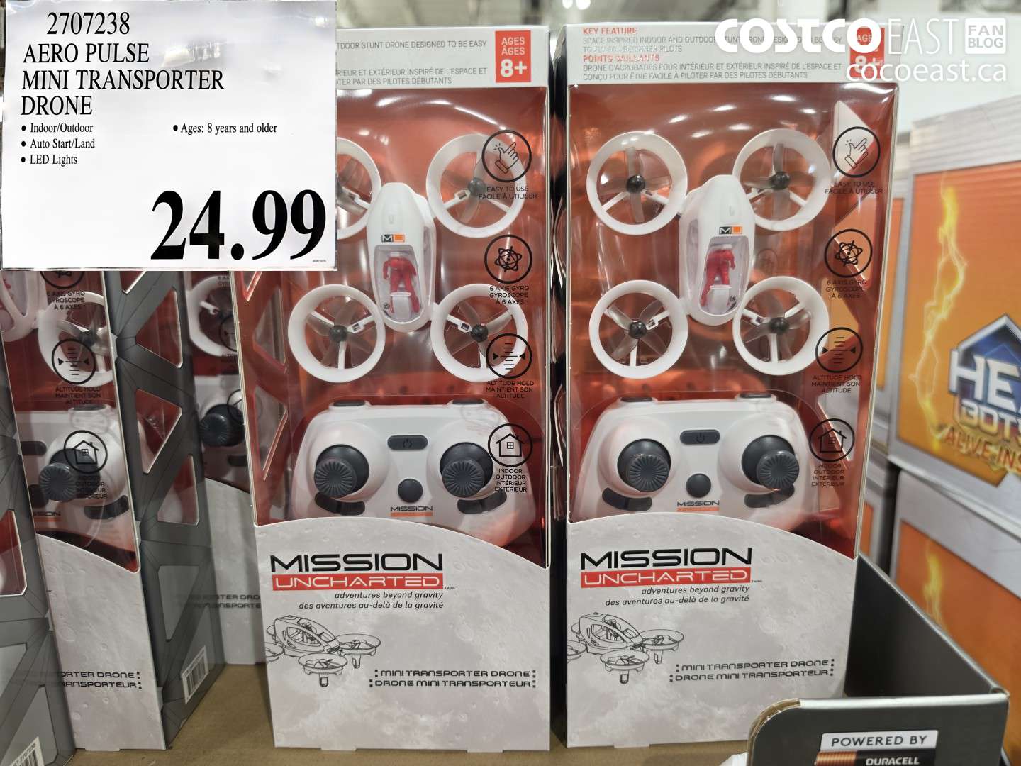2707238 AERO PULSE MINI TRANSPORTER DRONE $24.99