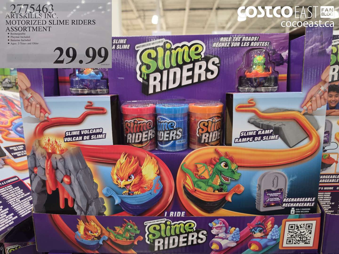 2775463 ARTSKILLS INC. MOTORIZED SLIME RIDERS ASSORTMENT $29.99