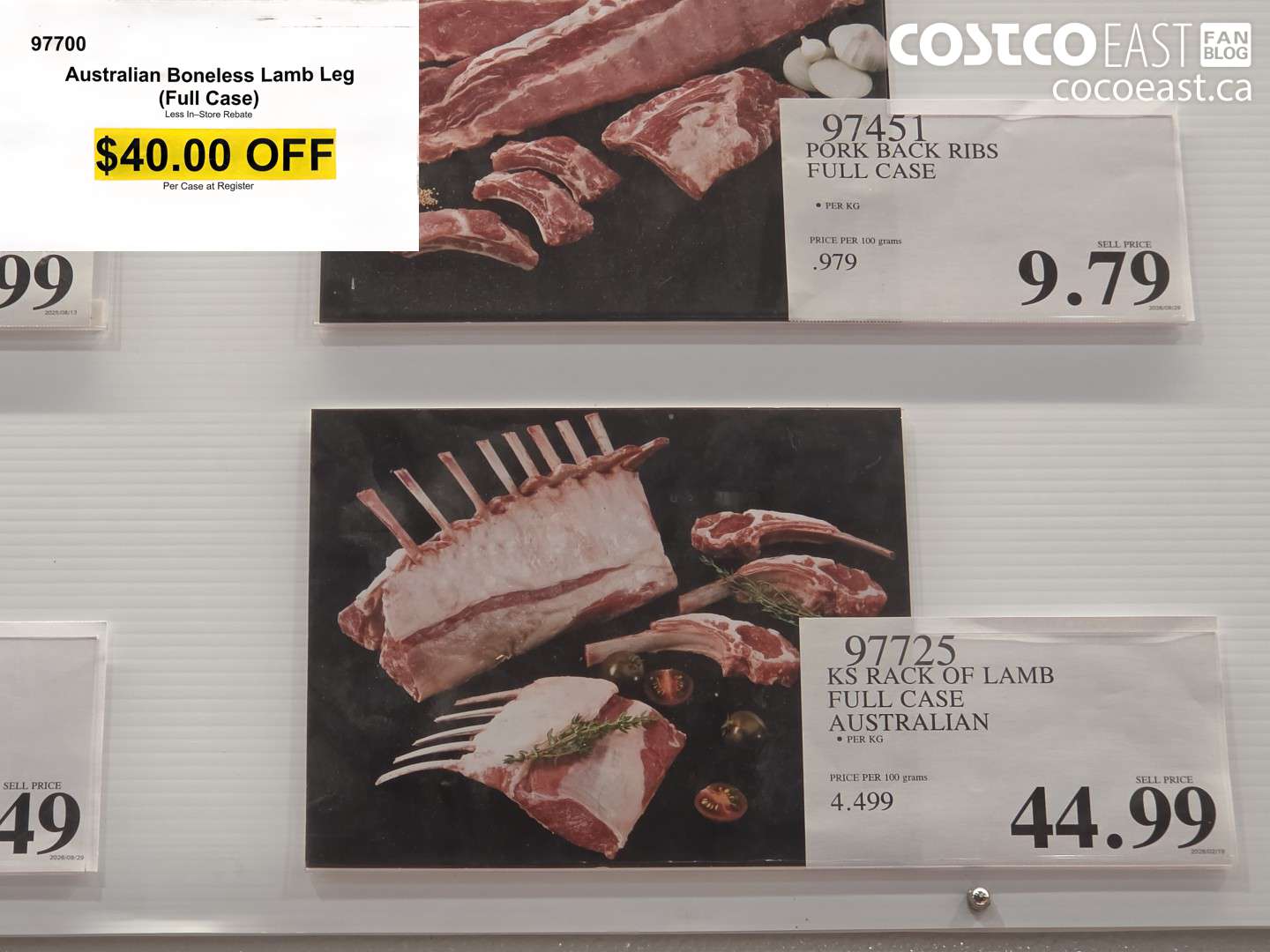 97700 AUSTRALIAN BONELESS LAMB LEG (FULL CASE) ($40.00 INSTANT SAVINGS)