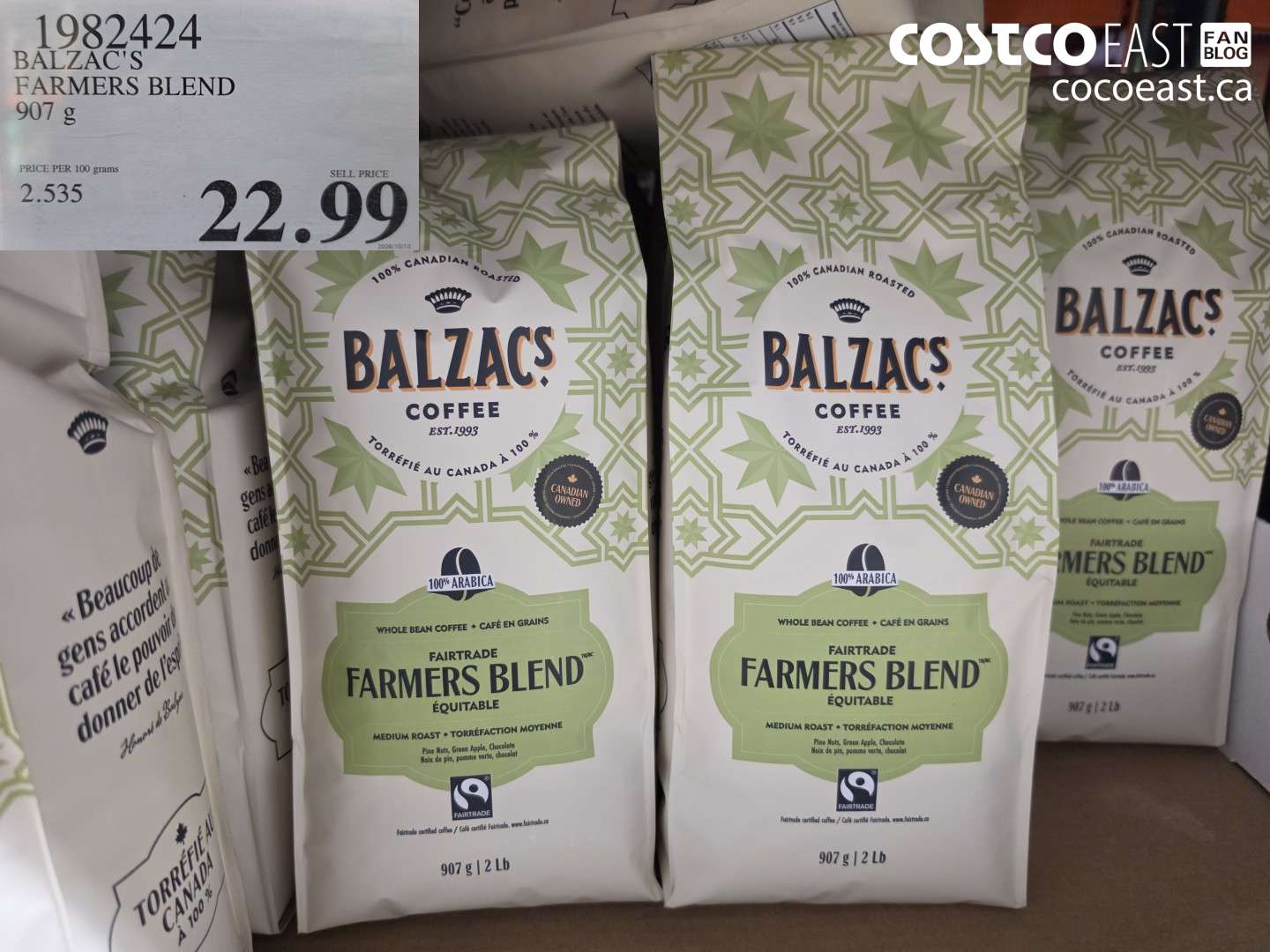 1982424 BALZAC'S FARMERS BLEND 907 G $22.99