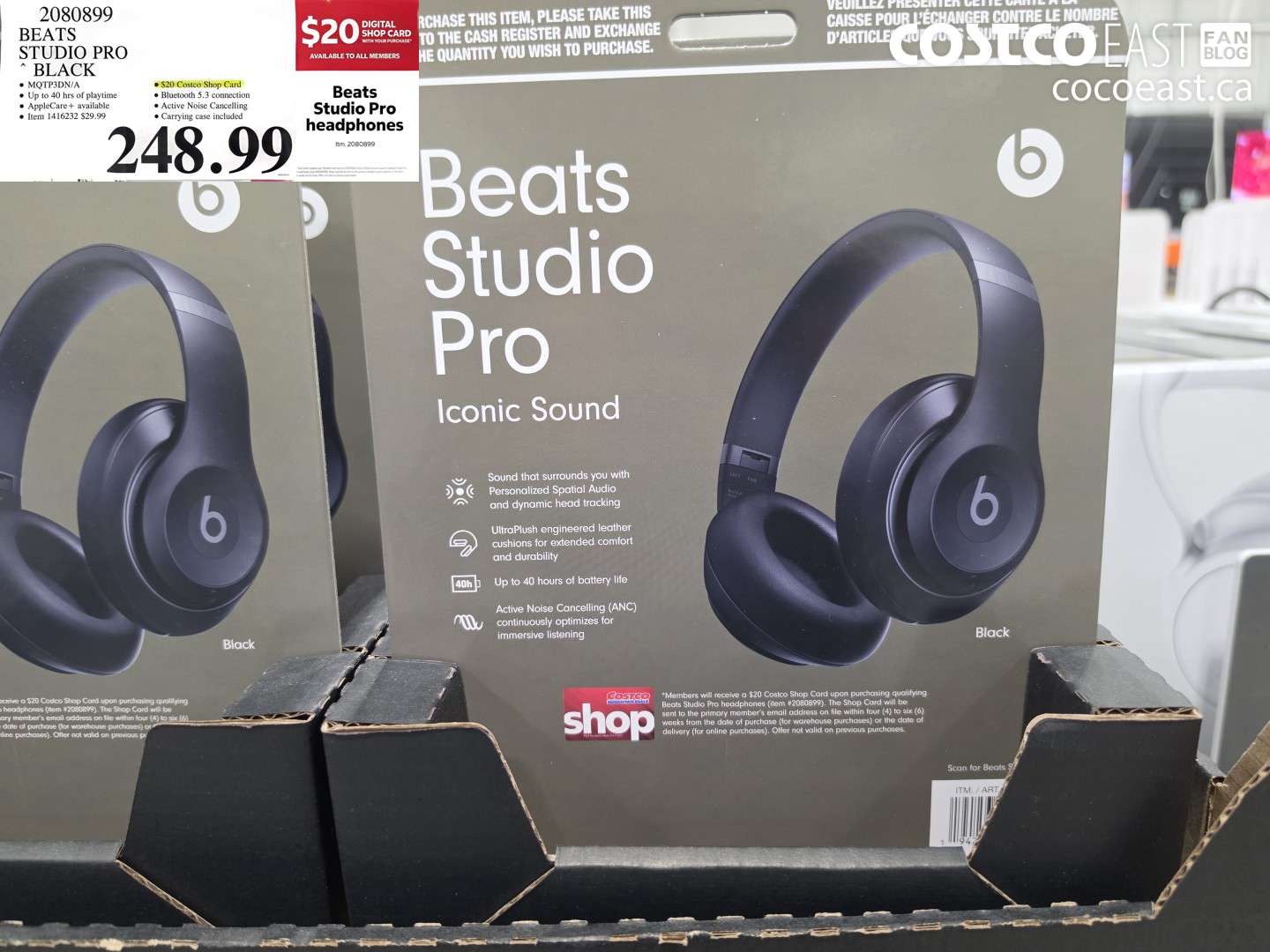 2080899 BEATS STUDIO PRO BLACK $248.99