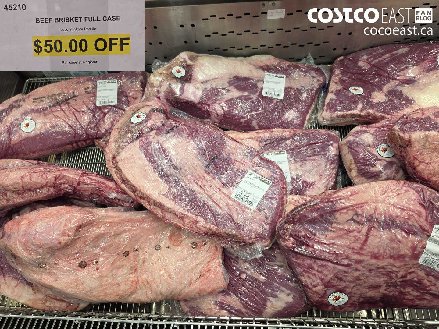 45210 BEEF BRISKET FULL CASE ($50.00 INSTANT SAVINGS)