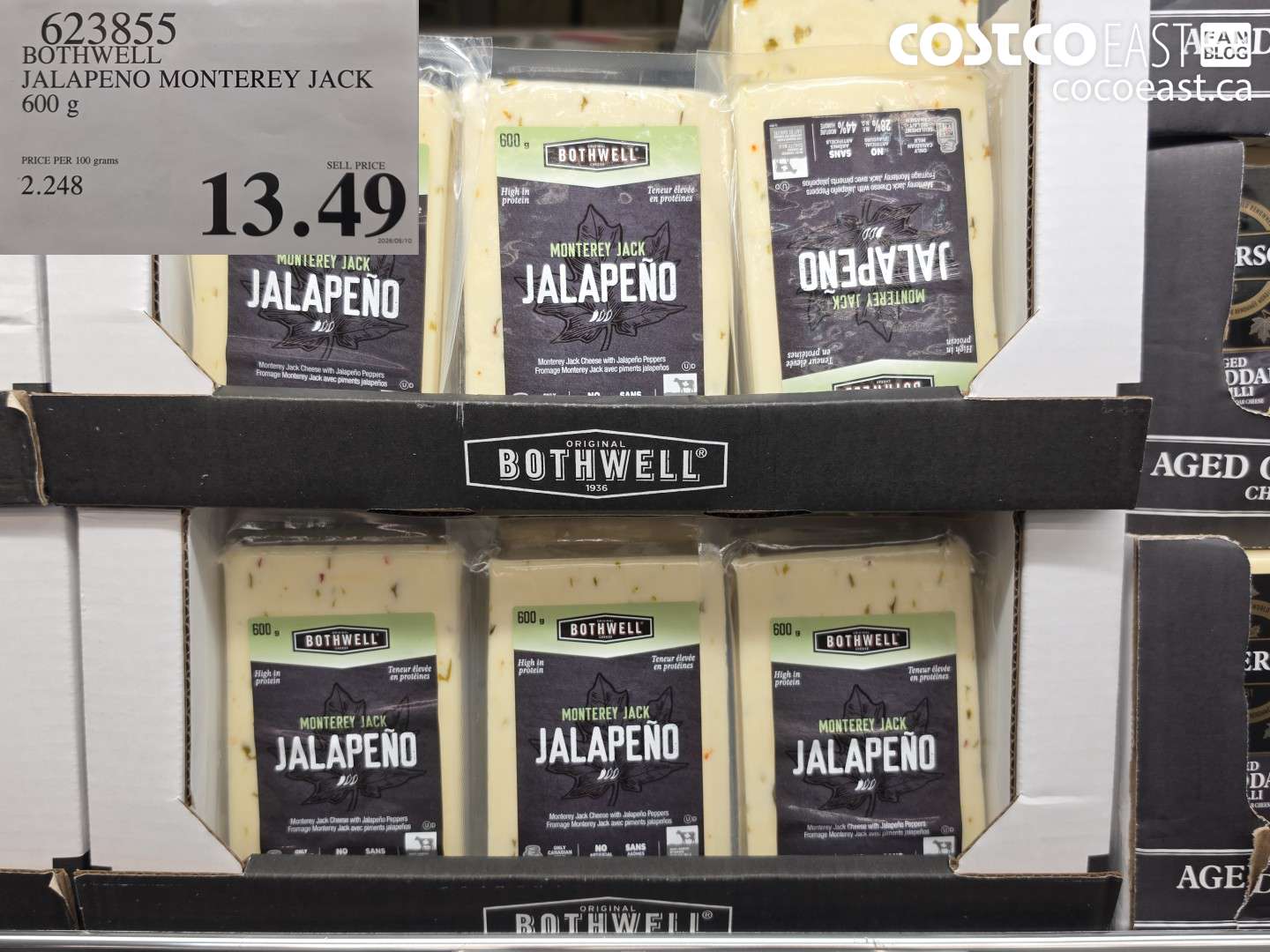 623855 BOTHWELL JALAPENO MONTEREY JACK 600 G $13.49
