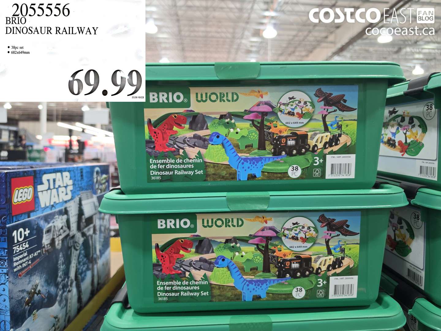 2055556 BRIO DINOSAUR RAILWAY $69.99