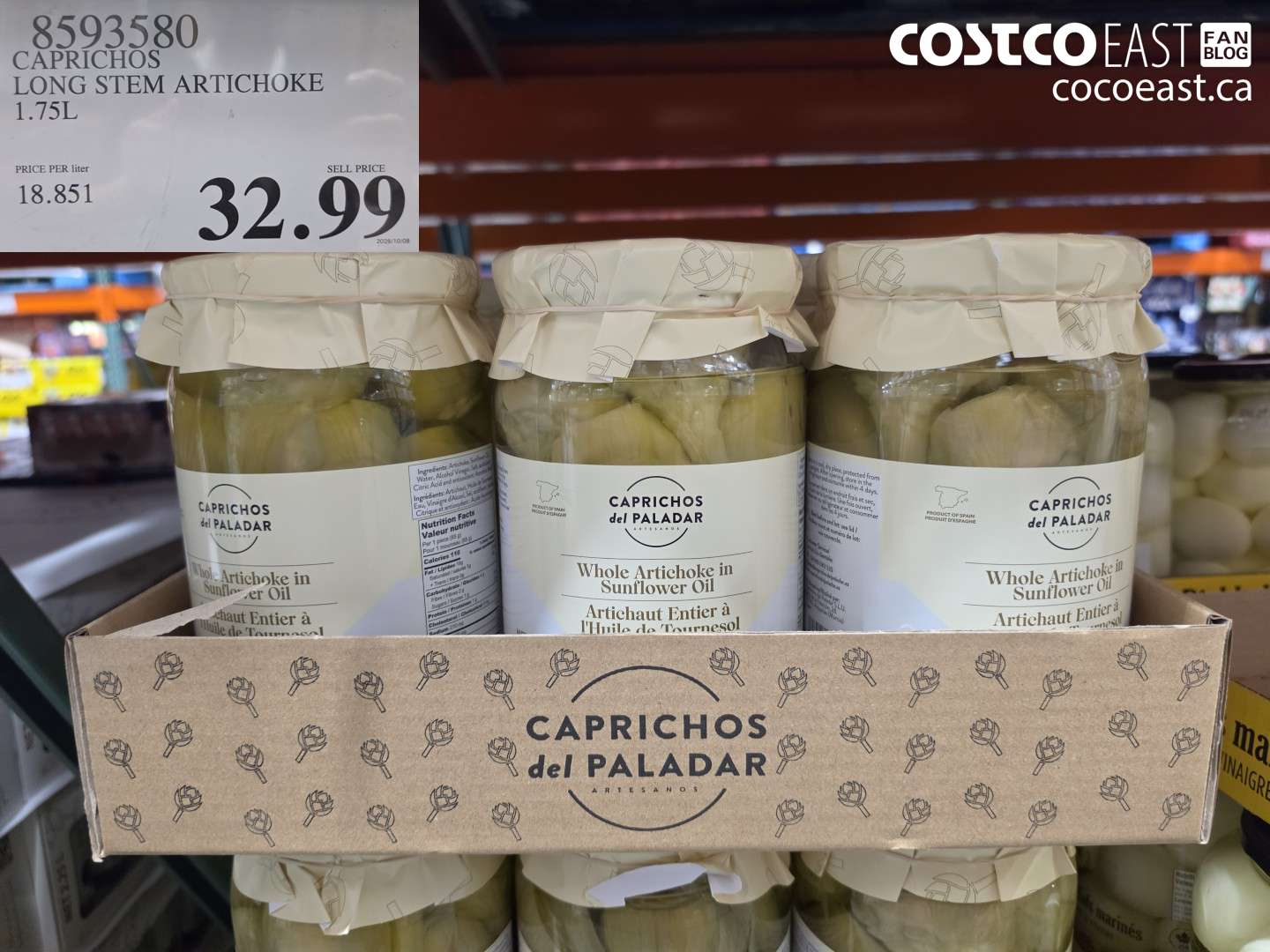 8593580 CAPRICHOS LONG STEM ARTICHOKE 1.75L $32.99