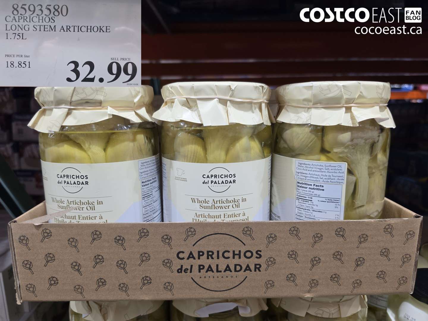 8593580 CAPRICHOS LONG STEM ARTICHOKE 1.75L $32.99