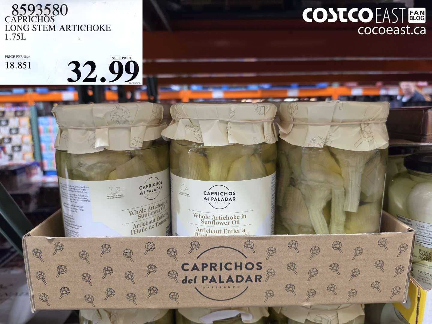 8593580 CAPRICHOS LONG STEM ARTICHOKE 1.75L $32.99