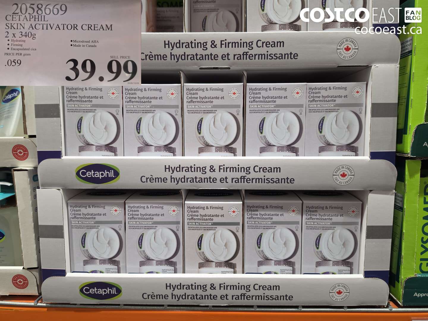 2058669 CETAPHIL SKIN ACTIVATOR CREAM 2 X 340G $39.99