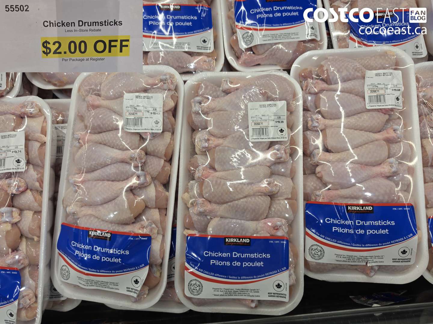 55502 CHICKEN DRUMSTICKS ($2.00 INSTANT SAVINGS)