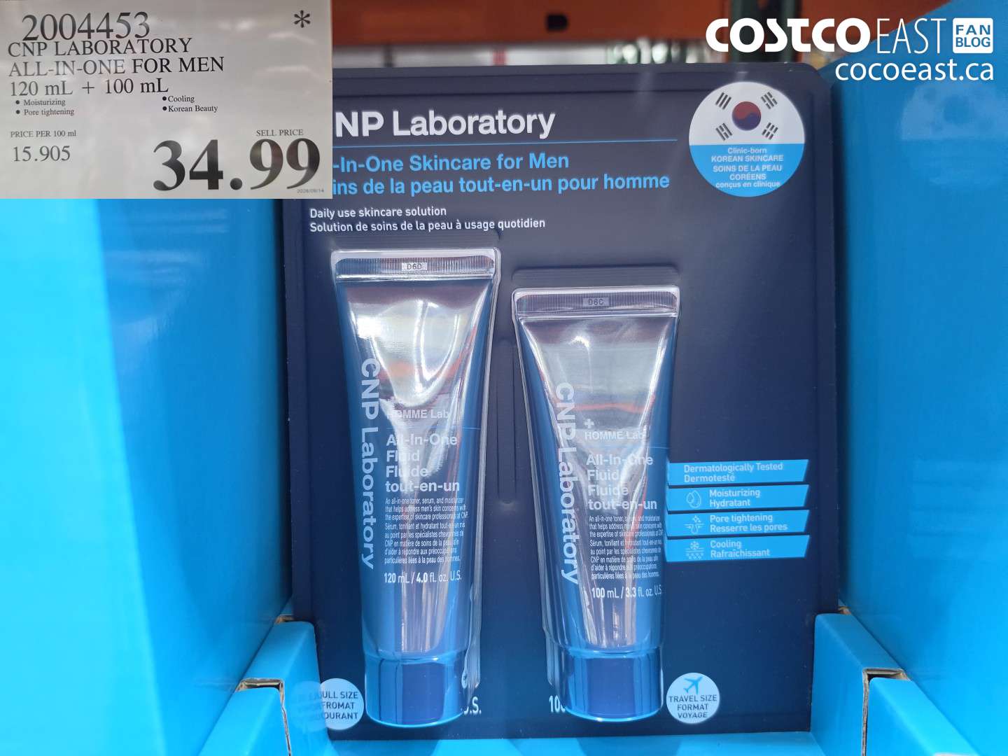2004453 CNP LABORATORY ALL-IN-ONE FOR MEN 120 ML + 100 ML $34.99