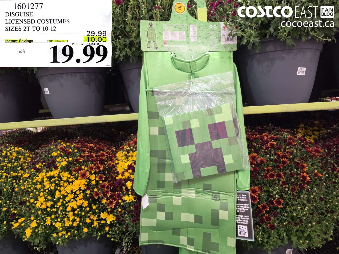 1601277 DISGUISE LICENSED COSTUMES SIZES 2T TO 10-12 ($10.00 INSTANT SAVINGS EXPIRES ON 2026-10-11) $19.99
