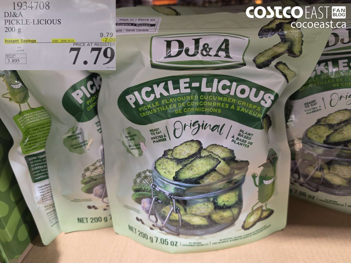 1934708 DJ&A PICKLE-LICIOUS 200 G ($2.00 INSTANT SAVINGS EXPIRES ON 2026-10-11) $7.79