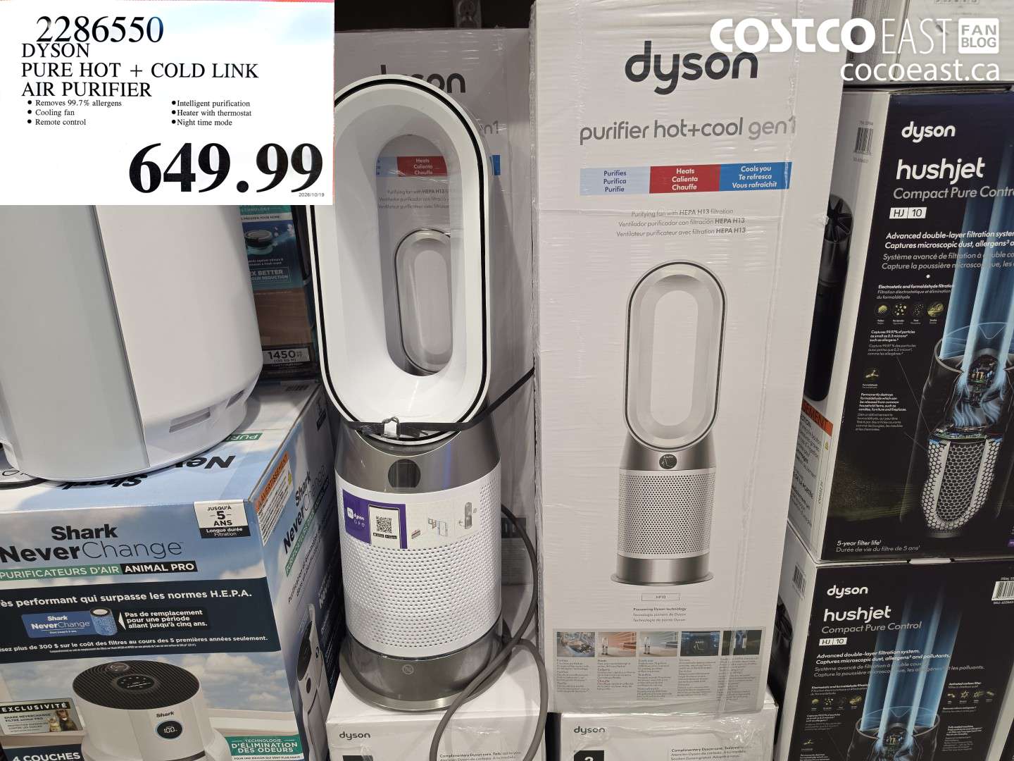 2286550 DYSON PURE HOT + COLD LINK AIR PURIFIER $649.99
