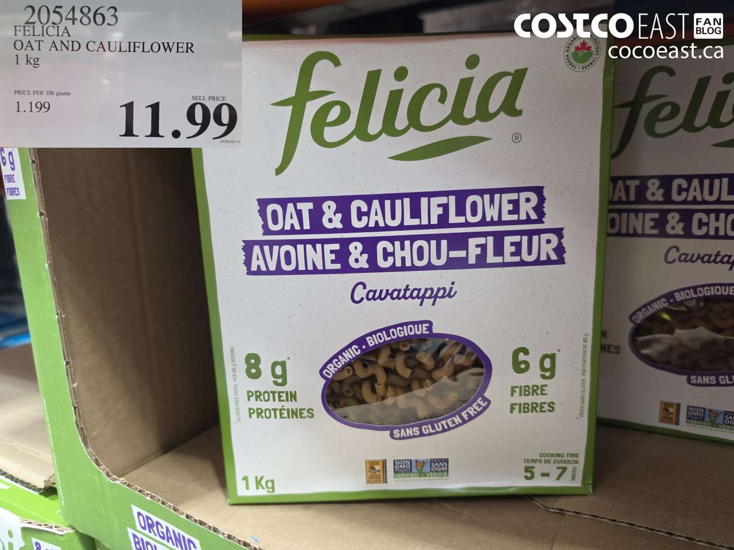 2054863 FELICIA OAT AND CAULIFLOWER 1 KG $11.99