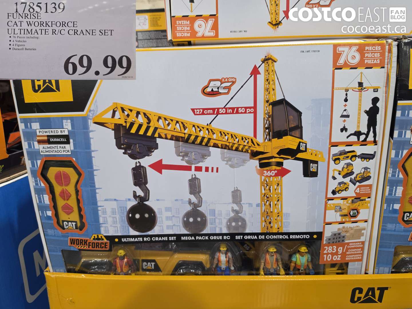 1785139 FUNRISE CAT WORKFORCE ULTIMATE R/C CRANE SET $69.99