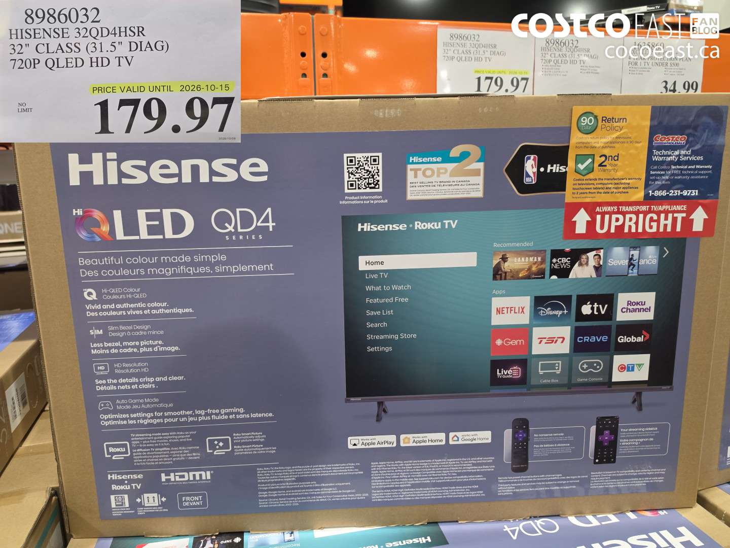 8986032 HISENSE 32QD4HSR 32