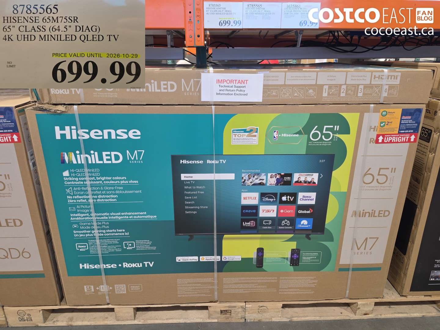 8785565 HISENSE 65M75SR 65