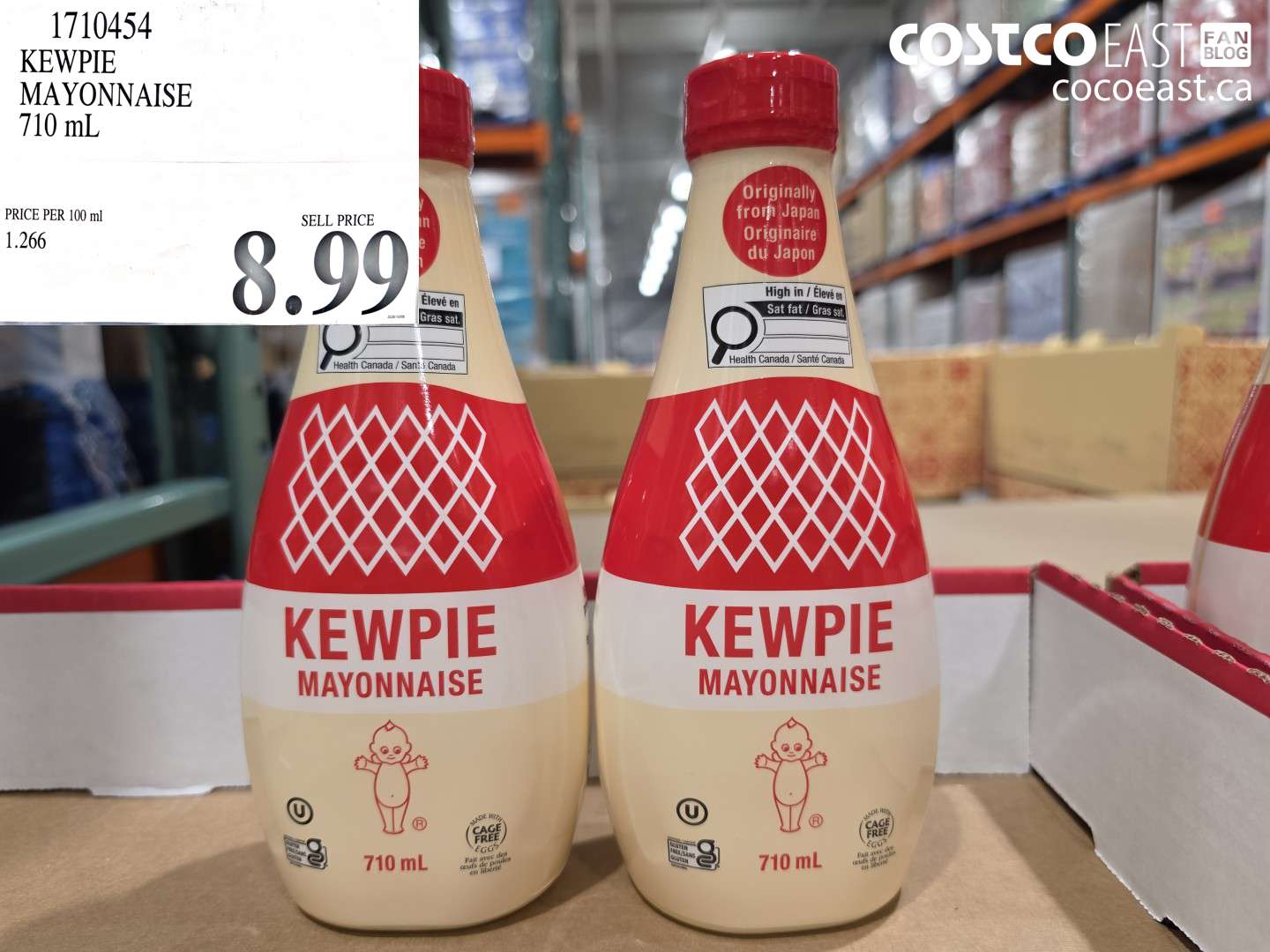 1710454 KEWPIE MAYONNAISE 710 ML $8.99