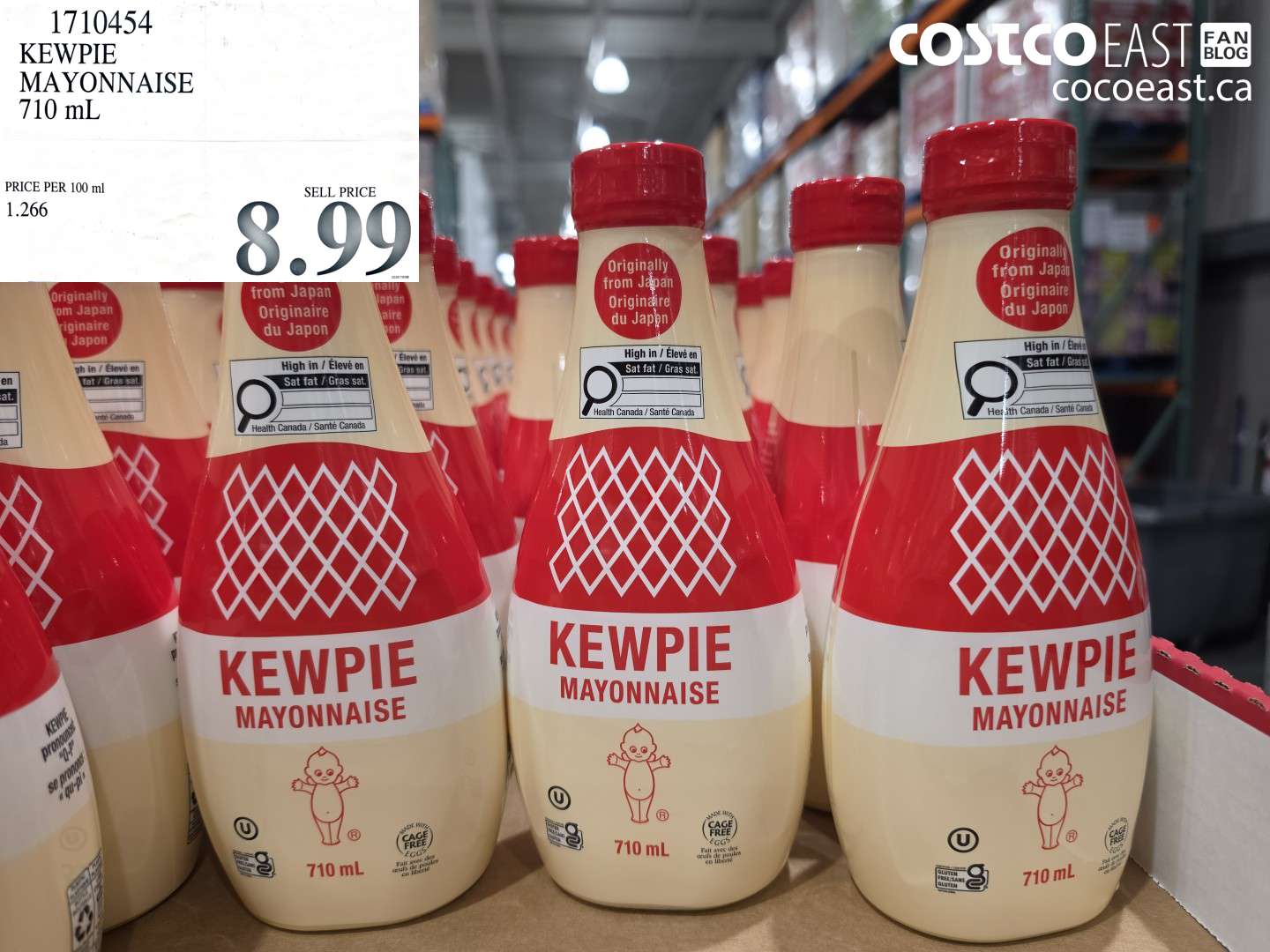 1710454 KEWPIE MAYONNAISE 710 ML $8.99