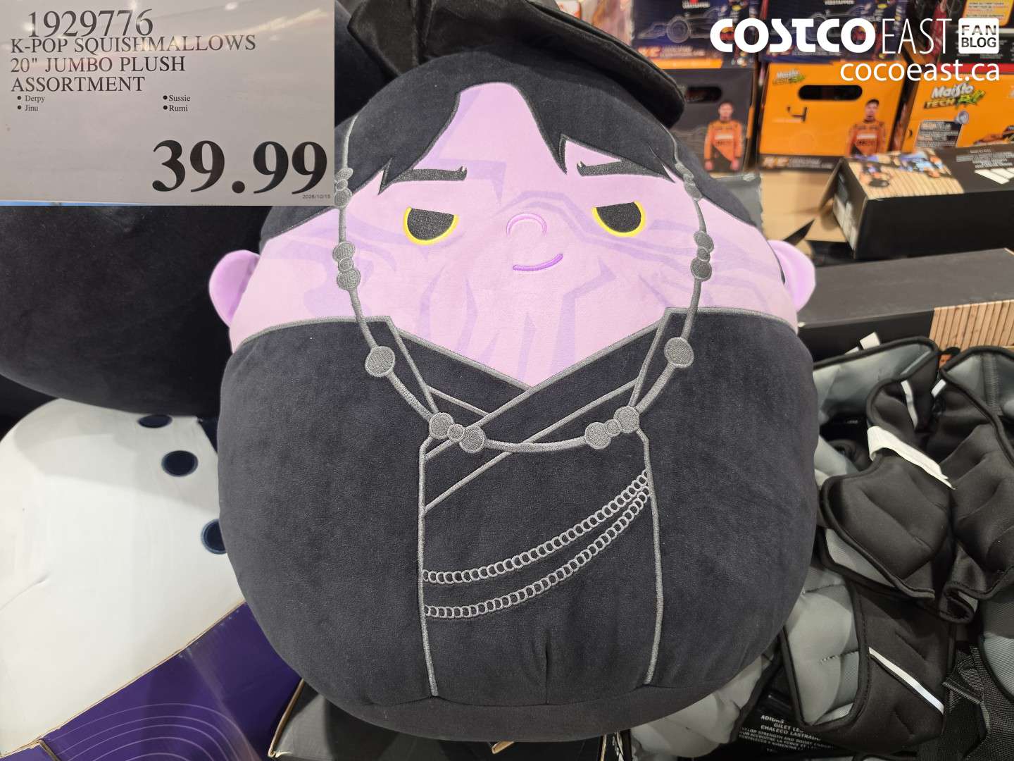 1929776 K-POP SQUISHMALLOWS 20 IN JUMBO PLUSH ASSORTMENT $39.99