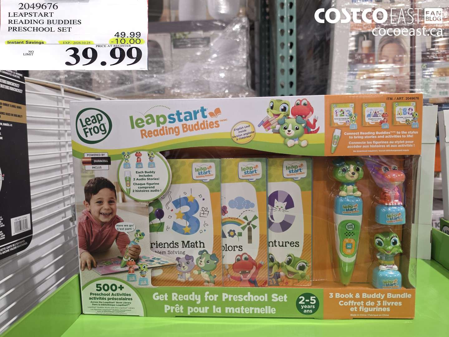 2049676 LEAPSTART READING BUDDIES PRESCHOOL SET ($10.00 INSTANT SAVINGS EXPIRES ON 2026-10-25) $39.99
