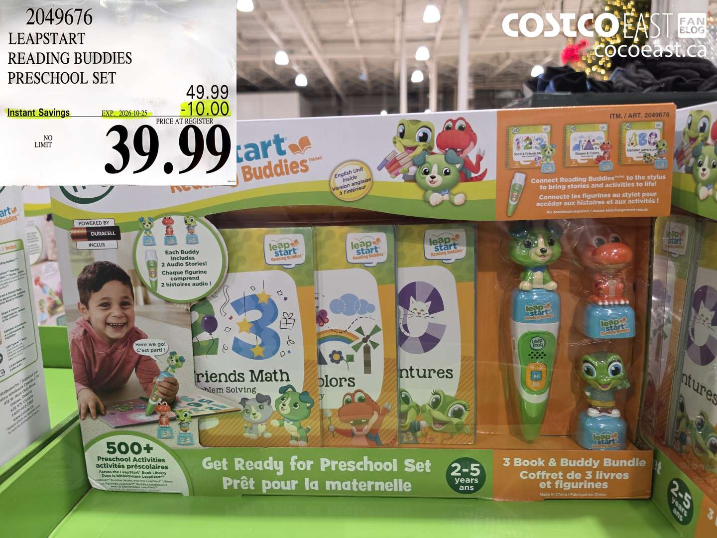 2049676 LEAPSTART READING BUDDIES PRESCHOOL SET ($10.00 INSTANT SAVINGS EXPIRES ON 2026-10-25) $39.99