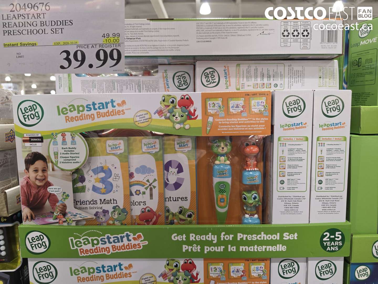 2049676 LEAPSTART READING BUDDIES PRESCHOOL SET ($10.00 INSTANT SAVINGS EXPIRES ON 2026-10-25) $39.99