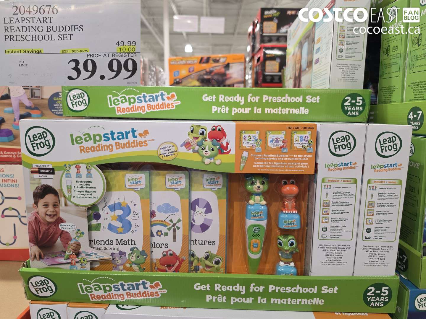 2049676 LEAPSTART READING BUDDIES PRESCHOOL SET ($10.00 INSTANT SAVINGS EXPIRES ON 2026-10-25) $39.99