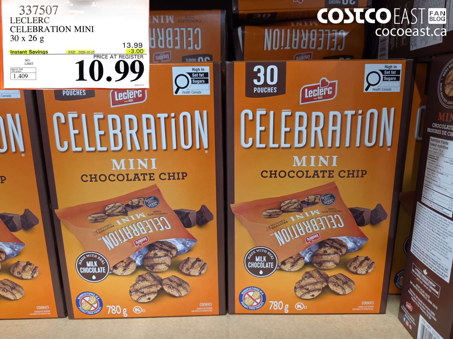 337507 LECLERC CELEBRATION MINI 30 X 26 G ($3.00 INSTANT SAVINGS EXPIRES ON 2026-10-25) $10.99
