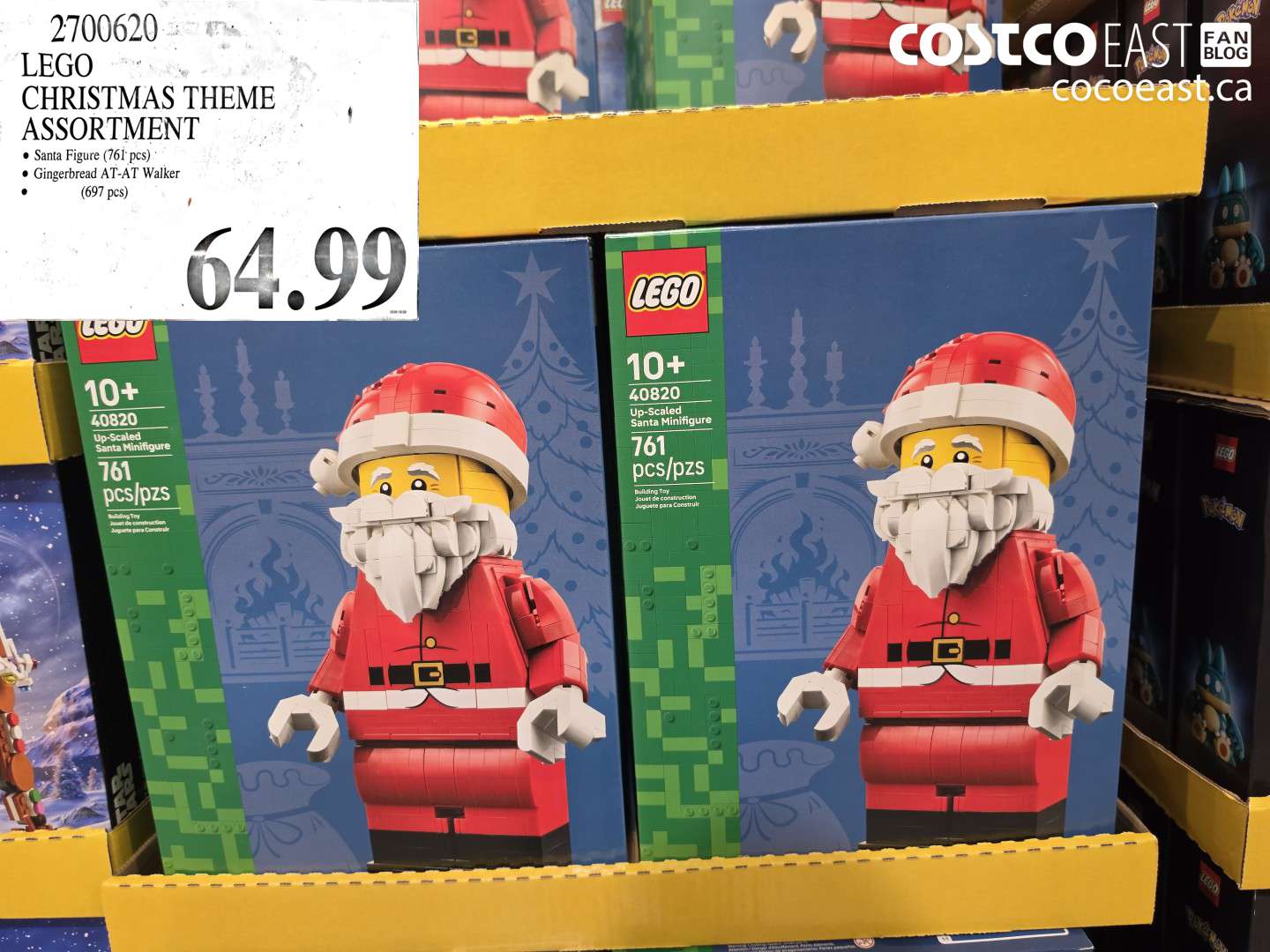 2700620 LEGO CHRISTMAS THEME ASSORTMENT $64.99
