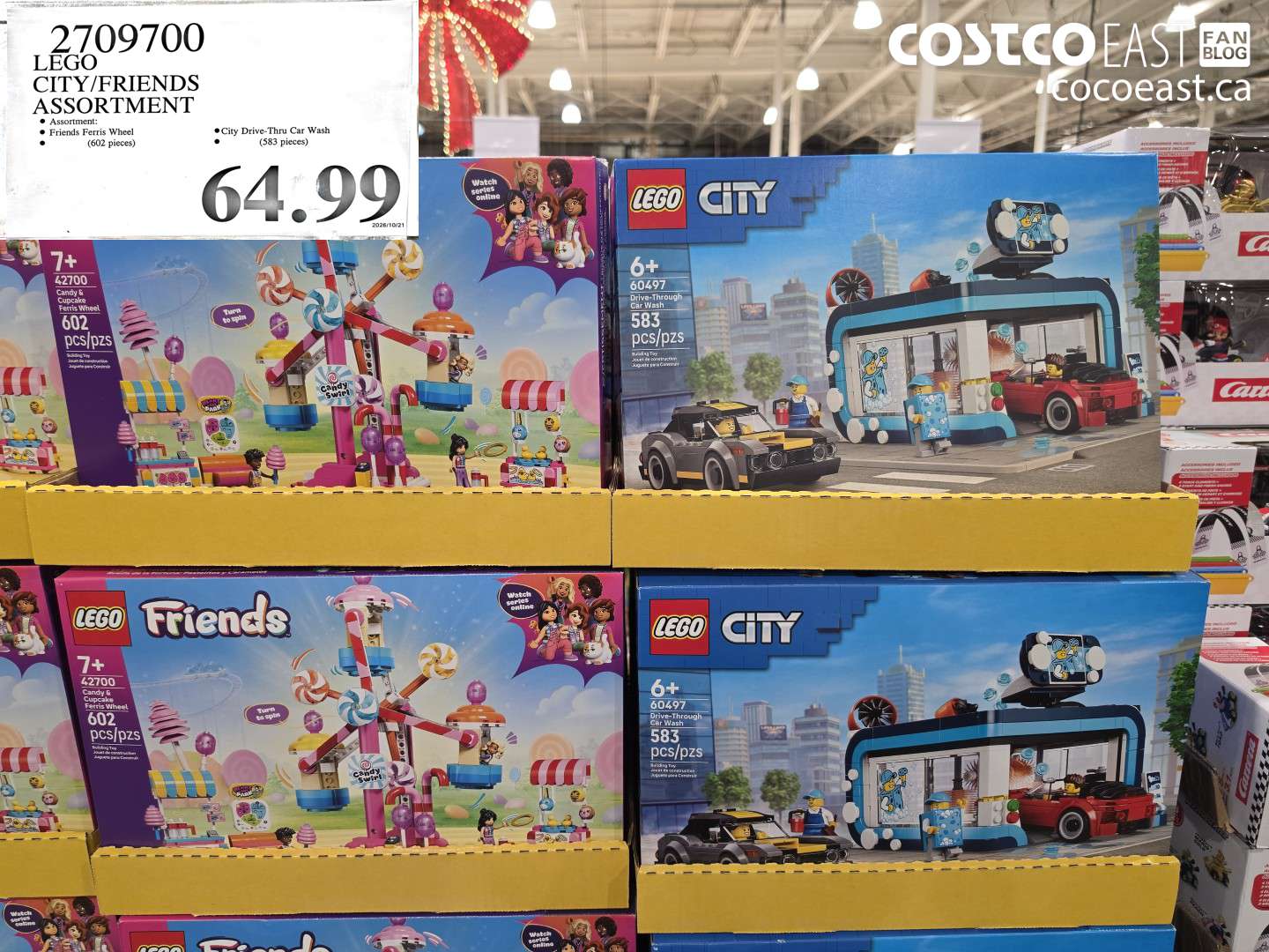 2709700 LEGO CITY/FRIENDS ASSORTMENT $64.99