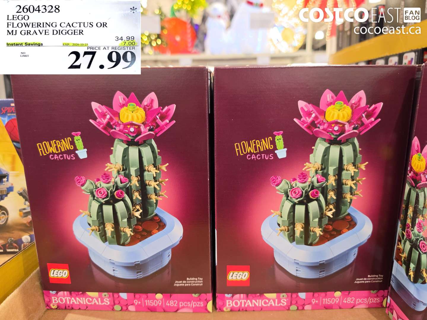 2604328 LEGO FLOWERING CACTUS OR MJ GRAVE DIGGER ($7.00 INSTANT SAVINGS EXPIRES ON 2026-10-25) $27.99