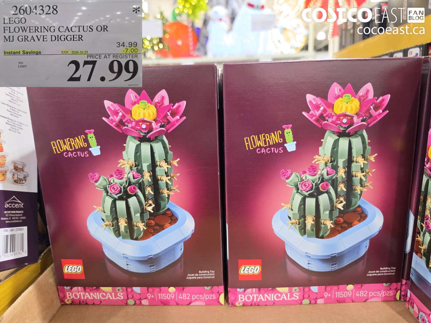 2604328 LEGO FLOWERING CACTUS OR MJ GRAVE DIGGER ($7.00 INSTANT SAVINGS EXPIRES ON 2026-10-25) $27.99