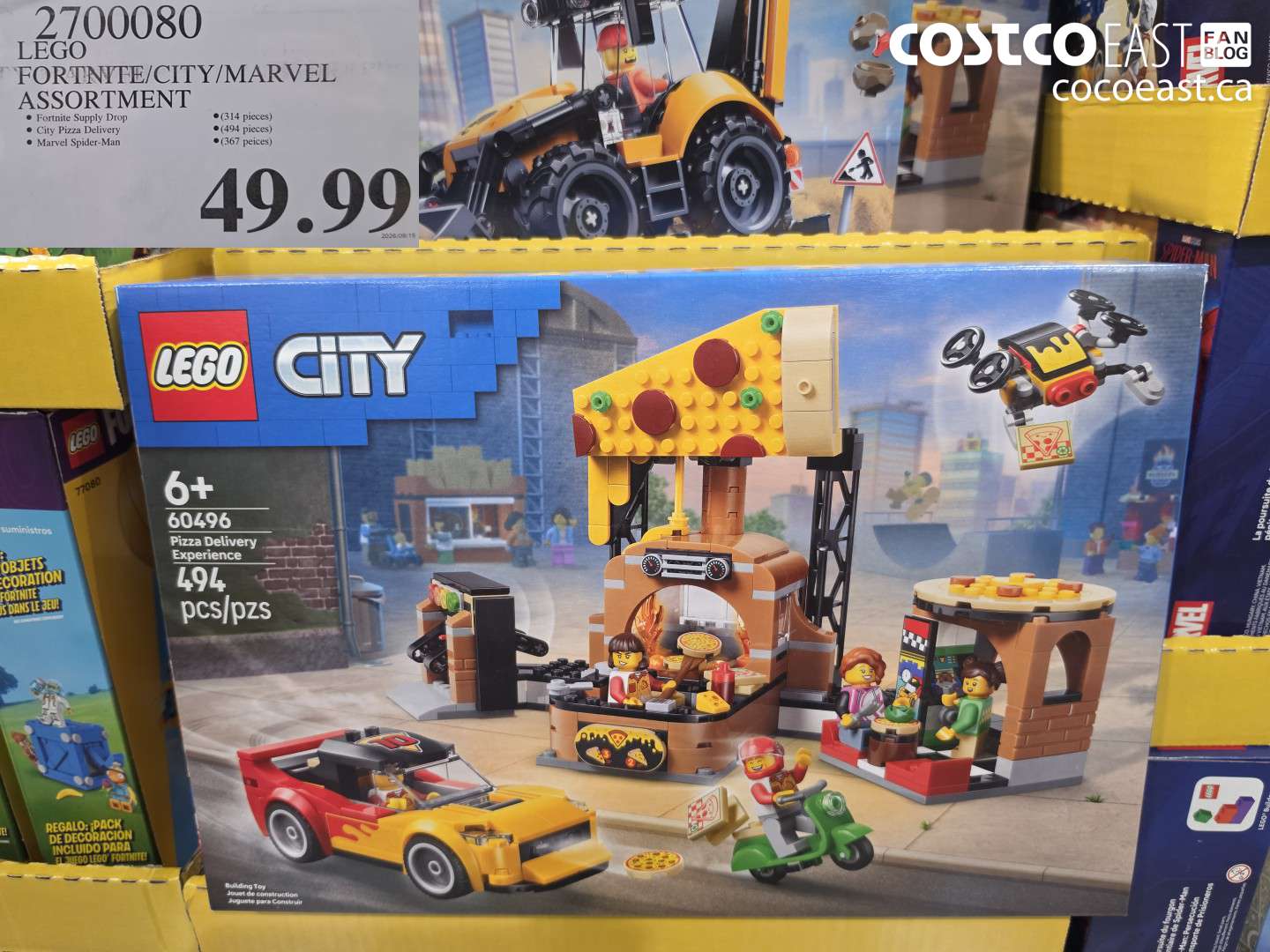 2700080 LEGO FORTNITE/CITY/MARVEL ASSORTMENT $49.99