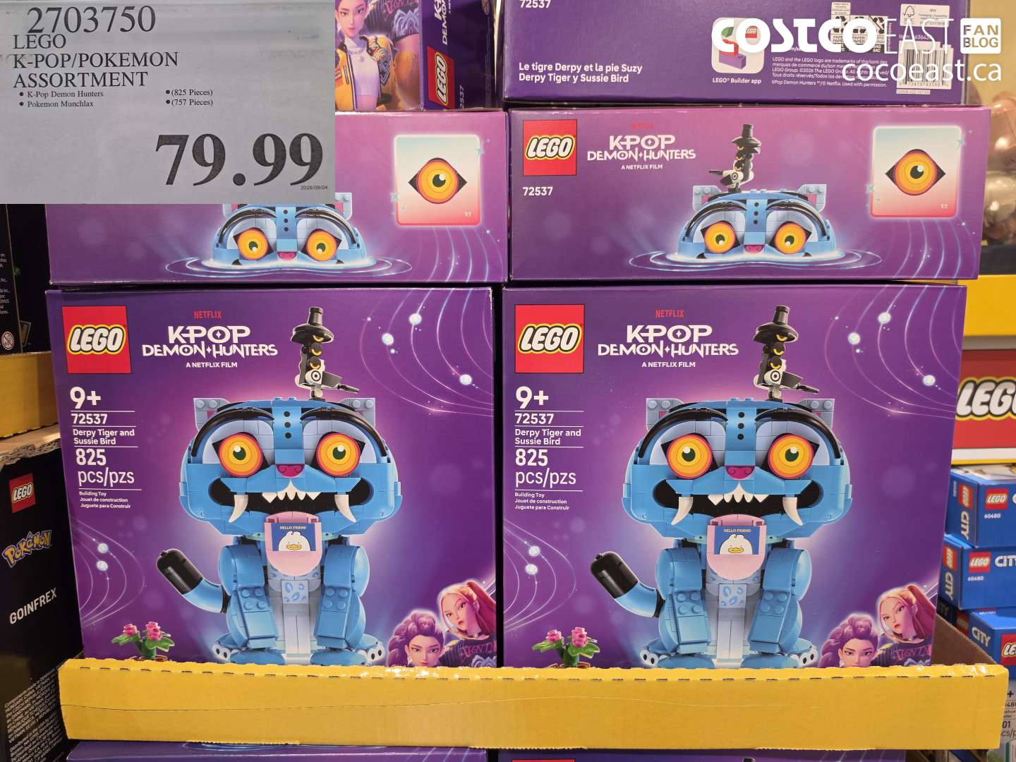2703750 LEGO K-POP/POKEMON ASSORTMENT $79.99