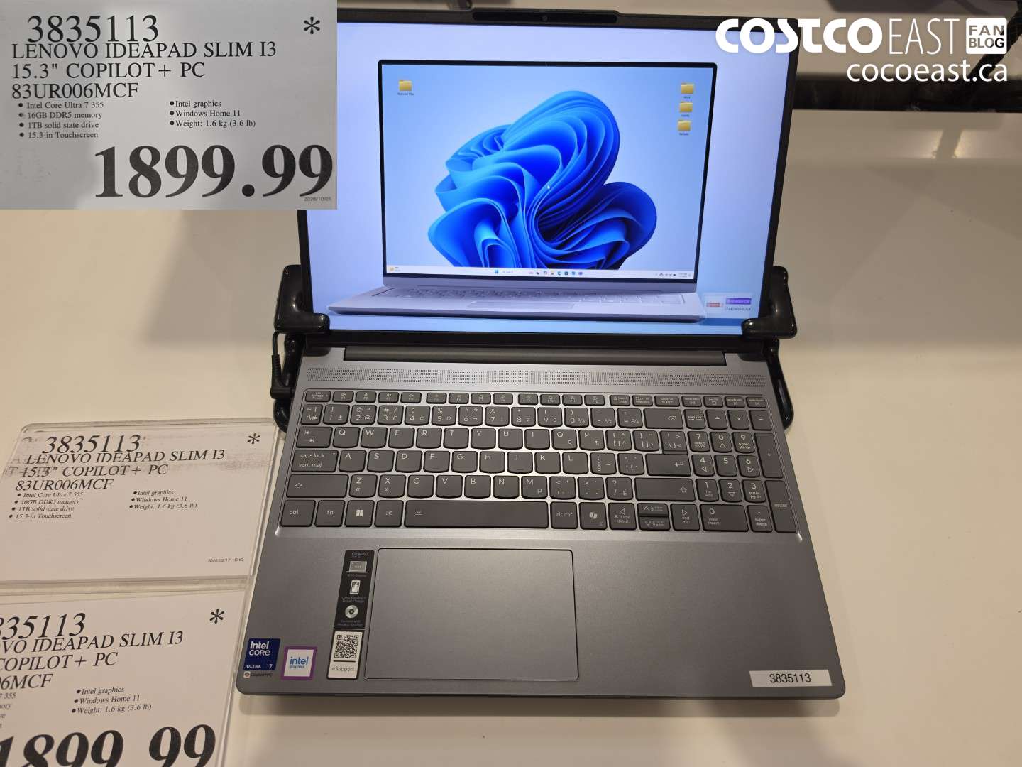 3835113 LENOVO IDEAPAD SLIM I3 15.3