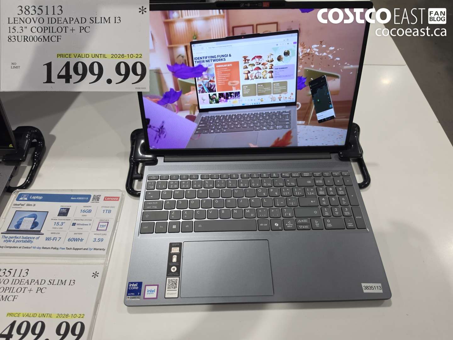 3835113 LENOVO IDEAPAD SLIM I3 15.3