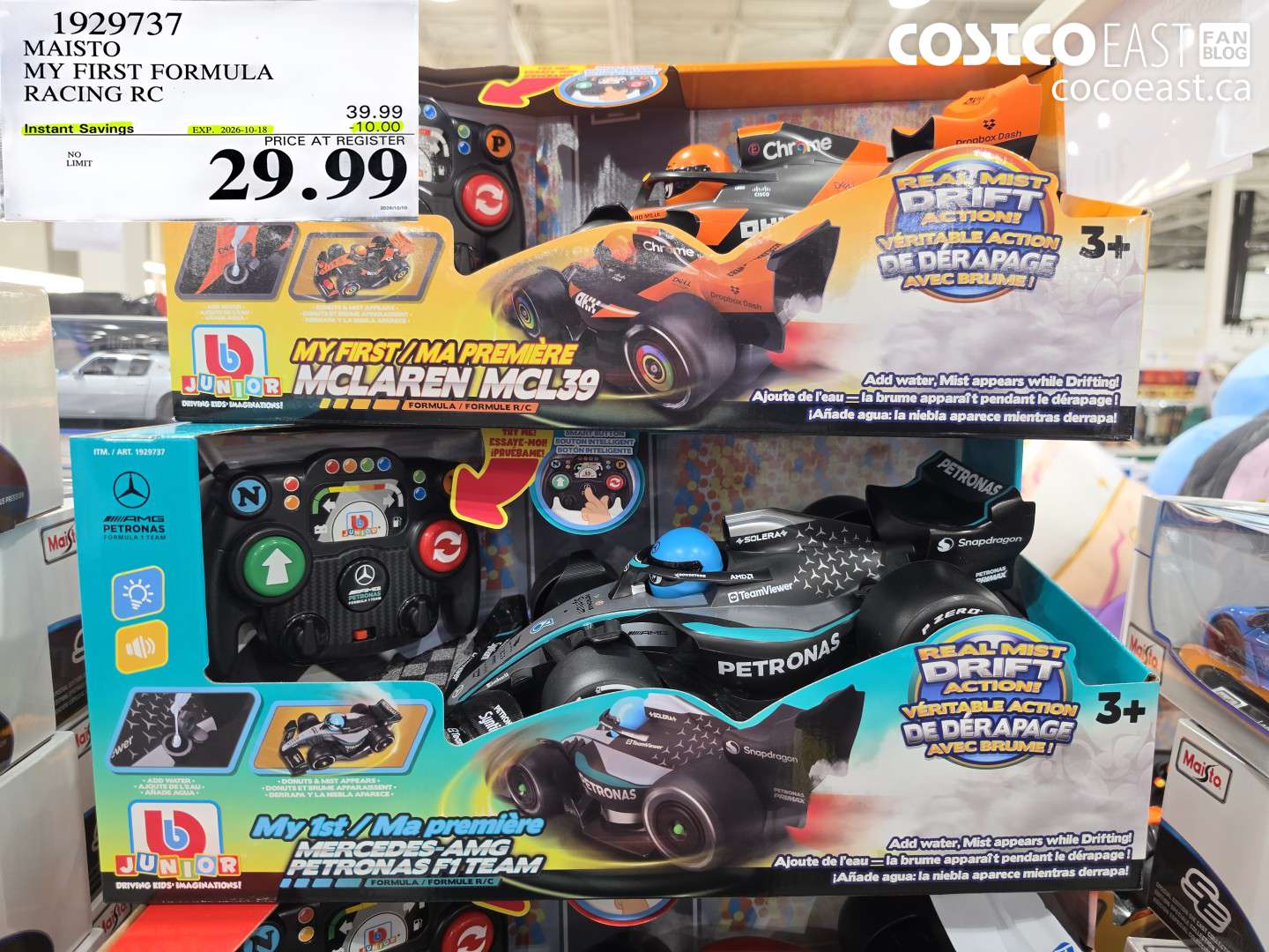 1929737 MAISTO MY FIRST FORMULA RACING RC ($10.00 INSTANT SAVINGS EXPIRES ON 2026-10-18) $29.99