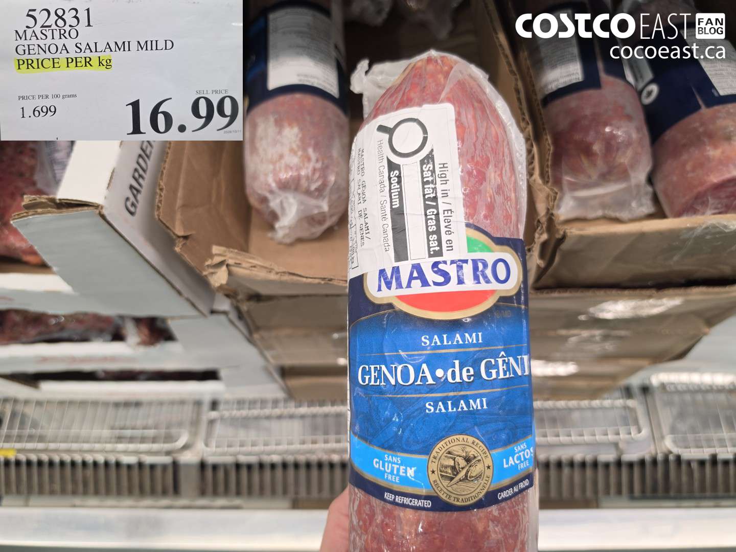 52831 MASTRO GENOA SALAMI MILD $16.99