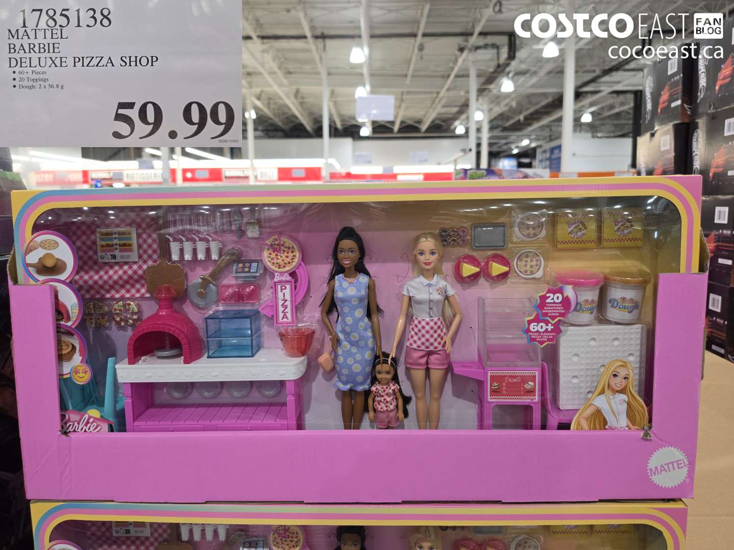 1785138 MATTEL BARBIE DELUXE PIZZA SHOP $59.99