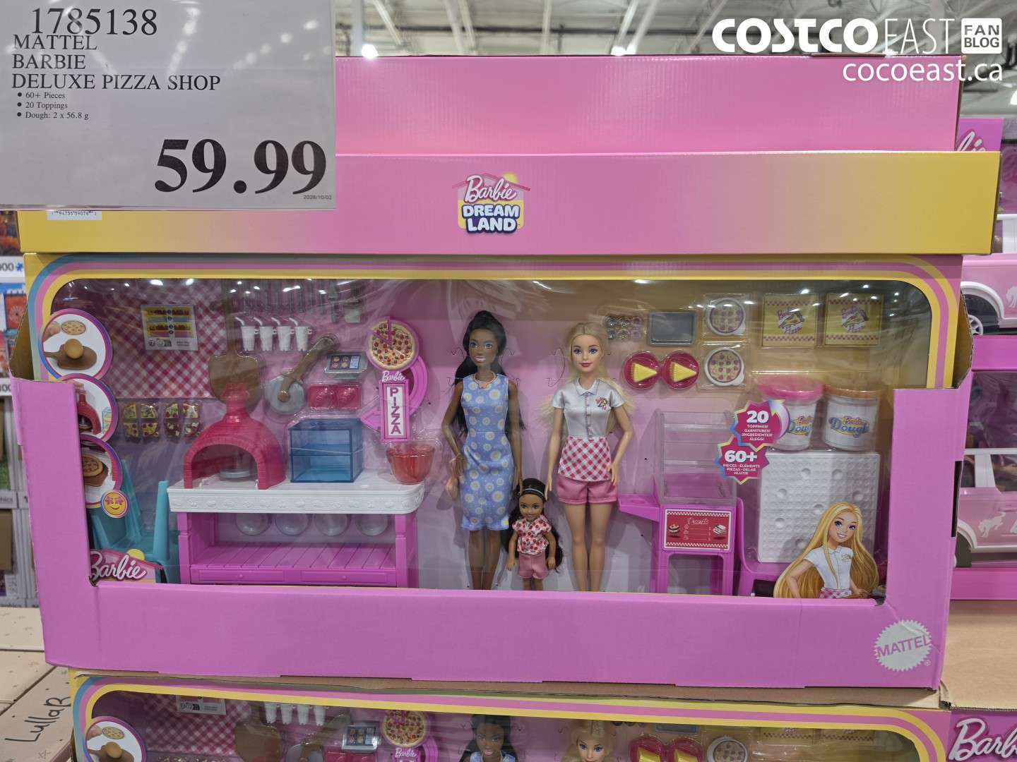 1785138 MATTEL BARBIE DELUXE PIZZA SHOP $59.99