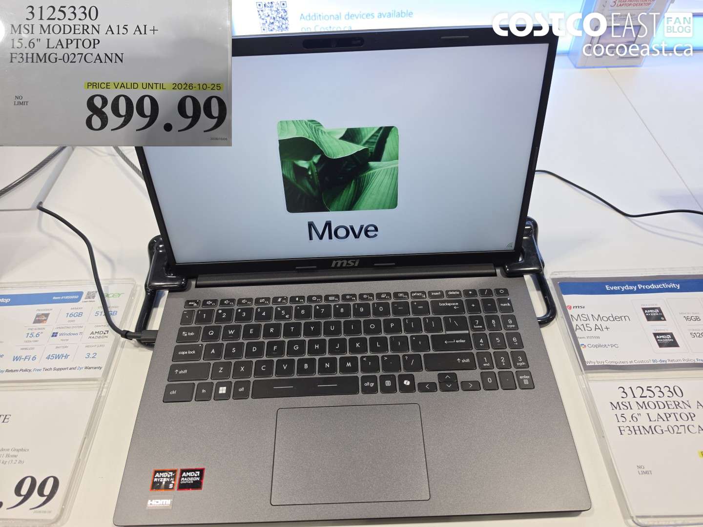 3125330 MSI MODERN A15 AI+ 15.6