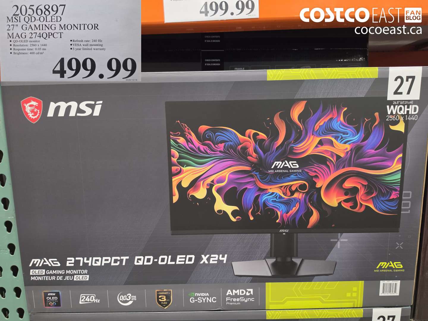 2056897 MSI QD-OLED 27