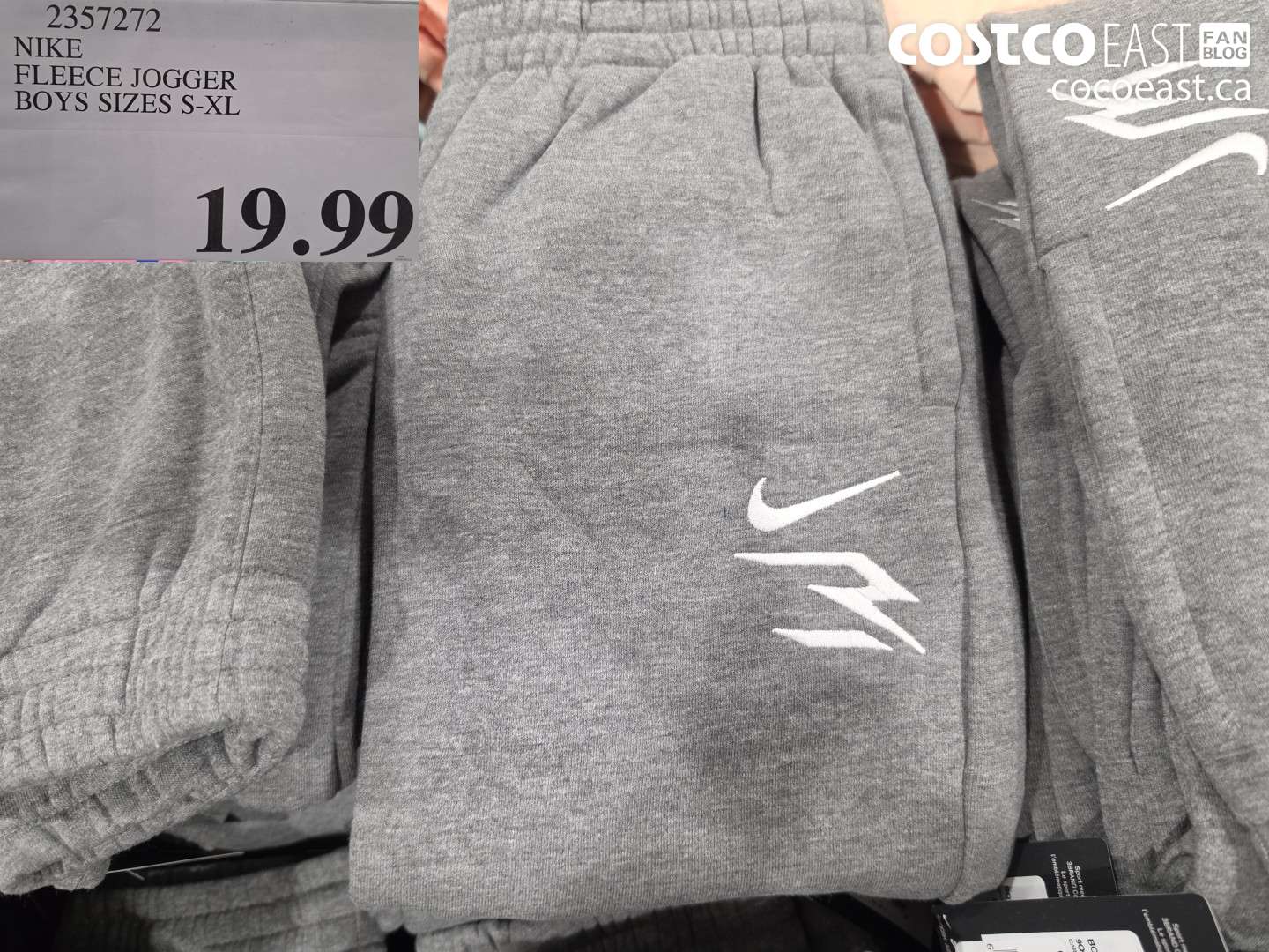 2357272 NIKE FLEECE JOGGER BOYS SIZES S-XL $19.99