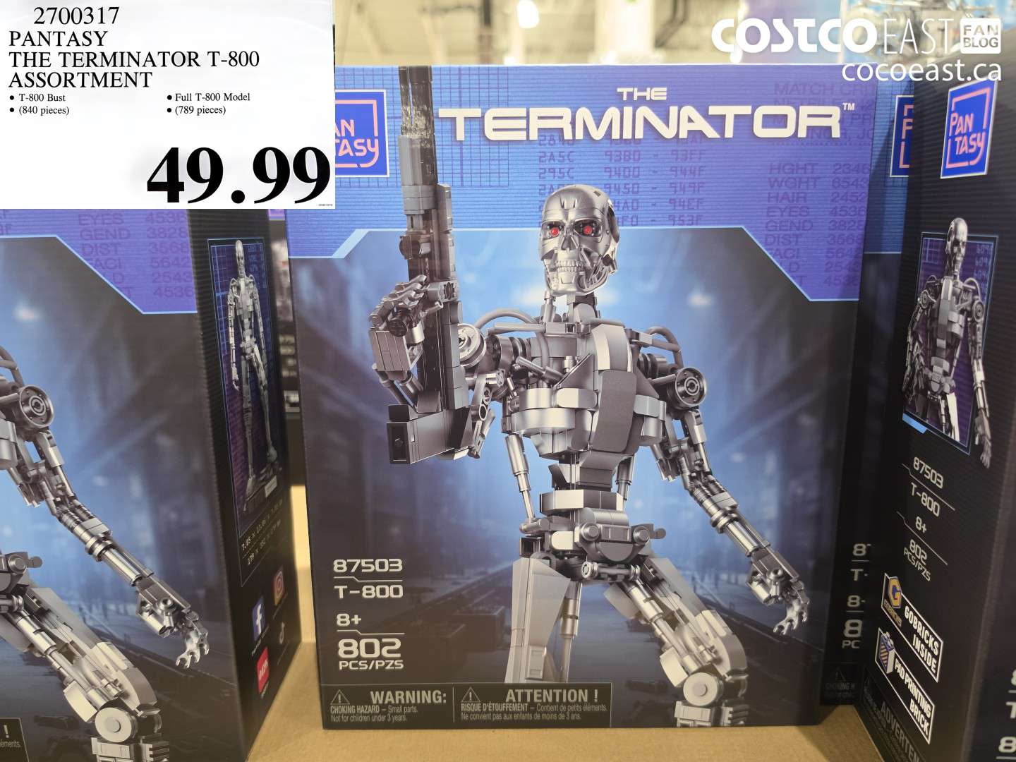 2700317 PANTASY THE TERMINATOR T-800 ASSORTMENT $49.99