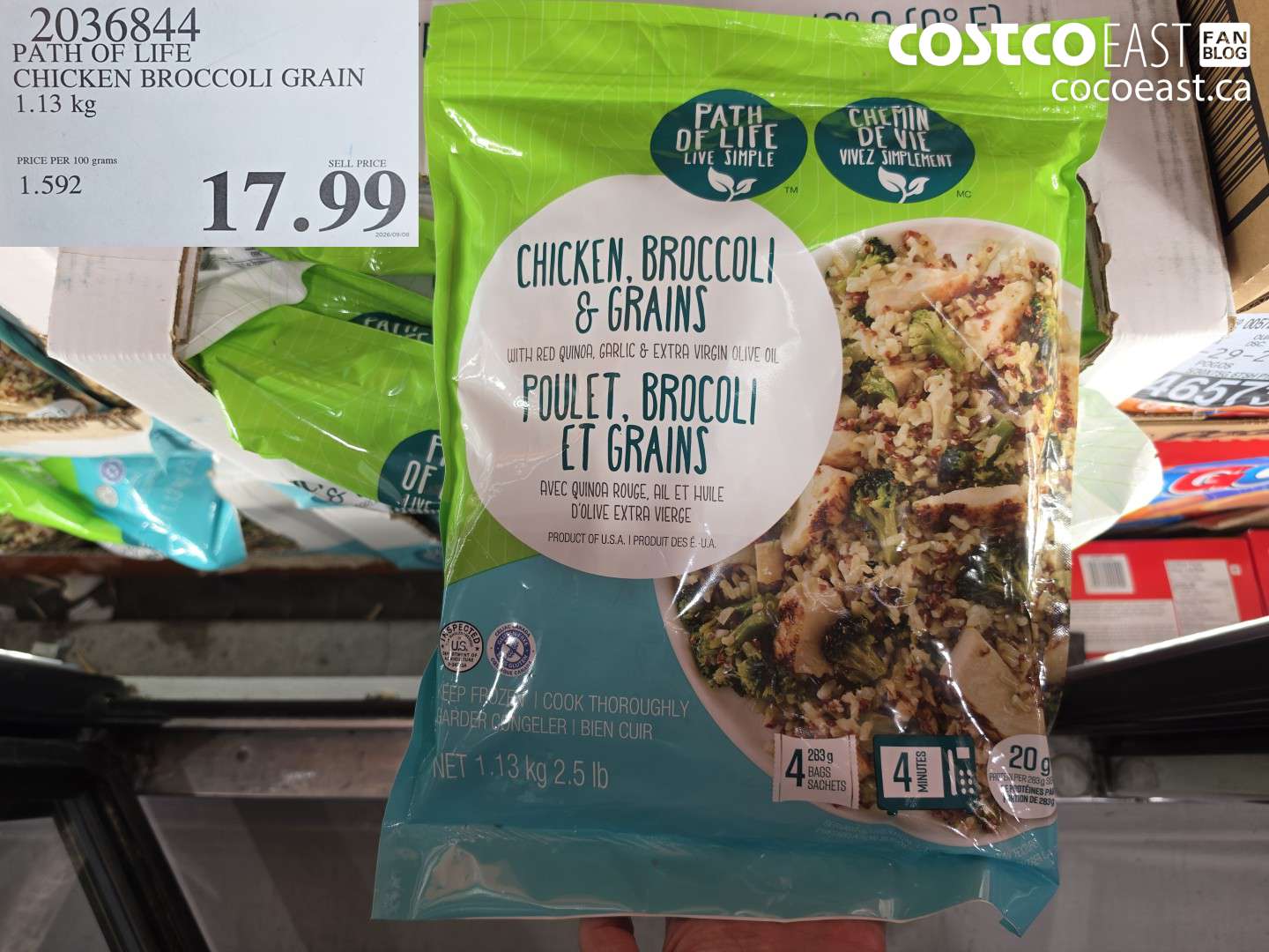 2036844 PATH OF LIFE CHICKEN BROCCOLI GRAIN 1.13 KG $17.99