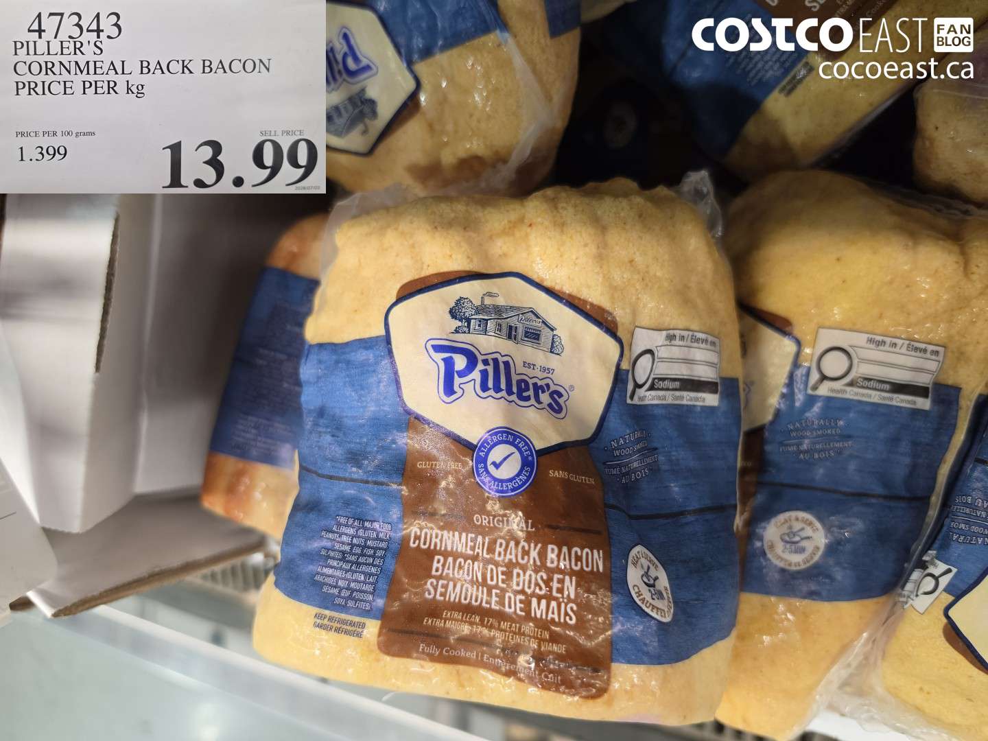 47343 PILLER'S CORNMEAL BACK BACON $13.99