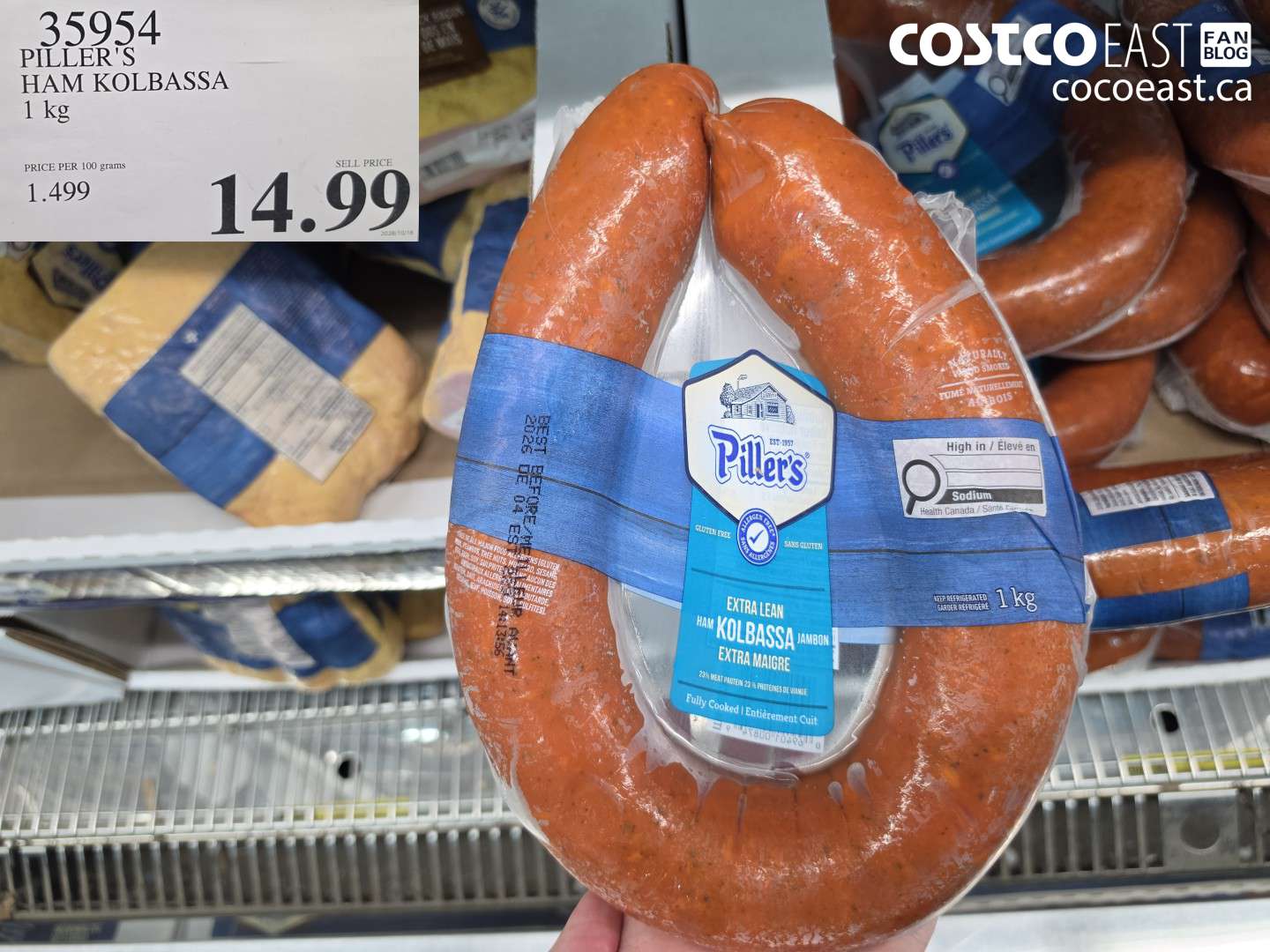 35954 PILLER'S HAM KOLBASSA 1 KG $14.99